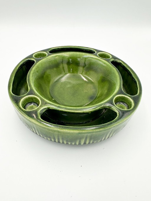 Jasba West Germany Advent Bowl Christmas Candlestick