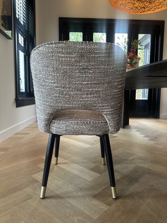 Image 1 of Juego de 10 sillas de comedor Eichholtz Cliff Mademoiselle