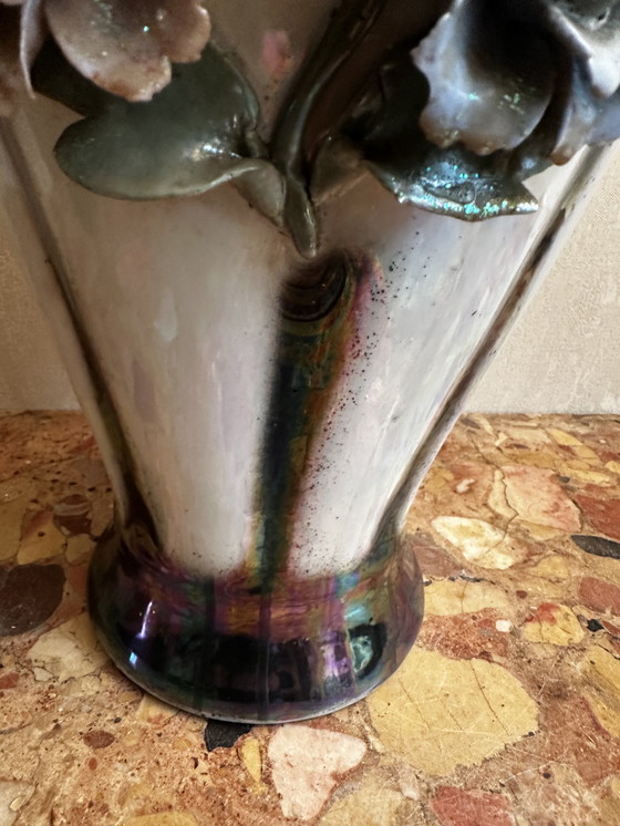 Image 1 of Große chinesische Vase H 45 cm - 20. Jahrhundert