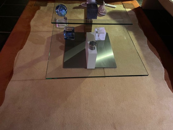 Image 1 of Design glass coffee table