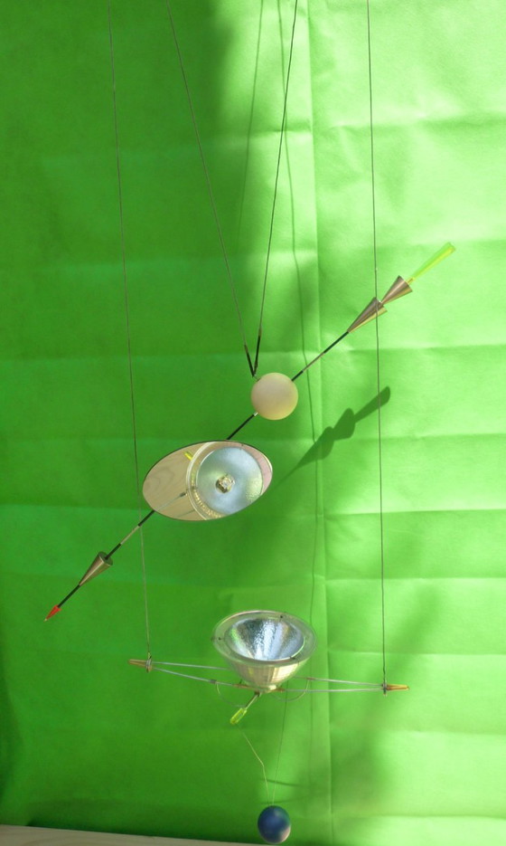 Ilo Ilu Pendant Lamp by Ingo Maurer – Ceiling lights, Metal, Vintage (photo 2 of 11)