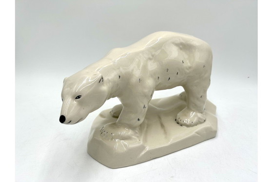 Image 1 of Grande figura di orso polare, Chodzież, Polonia, anni 1950-1960