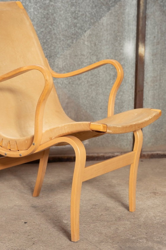 Image 1 of 2x Bruno Mathsson "Eva" Lounge Chair di Dux, Svezia