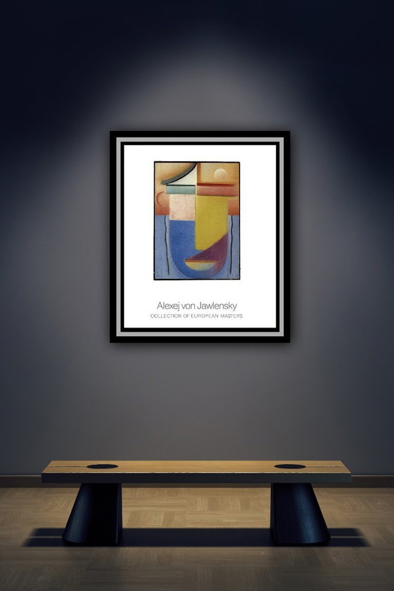 Image 1 of Alexej von Jawlenski: "Wasser und Licht, 1928". In der Platte signiert. Offsetlithographie in ausgezeichnetem Zustand.