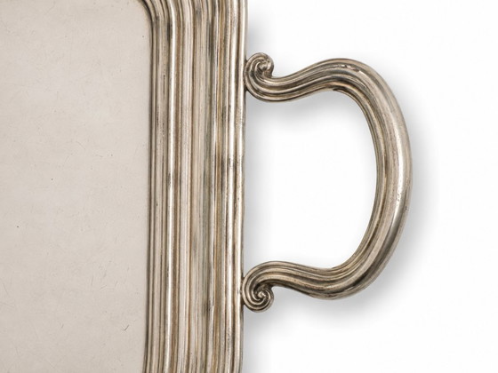 Silberner Metall-Auflaufformenhalter – Küchenzubehör (photo 7 of 9)