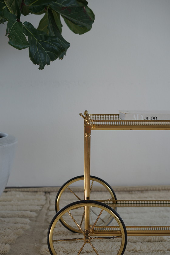 Image 1 of Bellissimo carrello da bar degli anni '50 in perfette condizioni