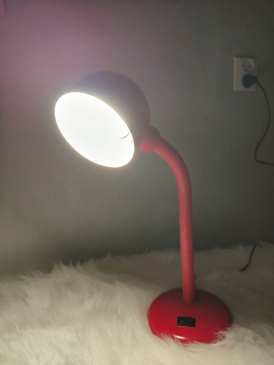 Image 1 of Lampada da tavolo o da scrivania Hema rossa vintage