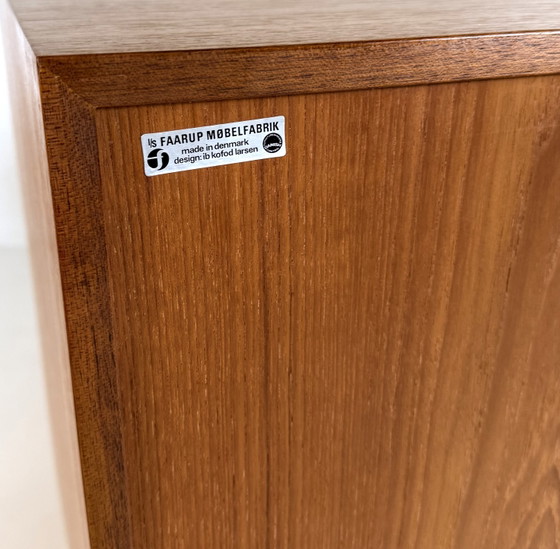Image 1 of Vintage teak display case 'FA66', IB Kofod Larsen, Faarup Møbelfabrik '60