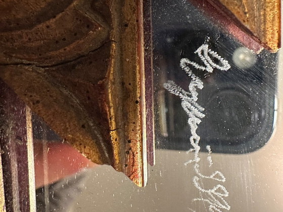Image 1 of Gesigneerde spiegel van kunstenaar "Rygol" uit 1996 – Memphis-stijl