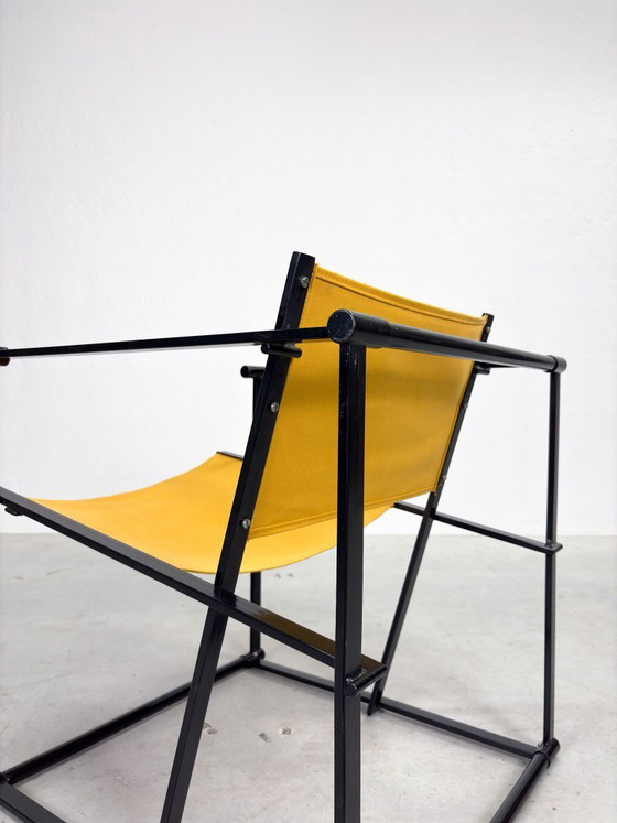 Set 'FM60' Armchairs by Radboud van Beekum for Pastoe – Canvas, Iron (photo 9 of 20)