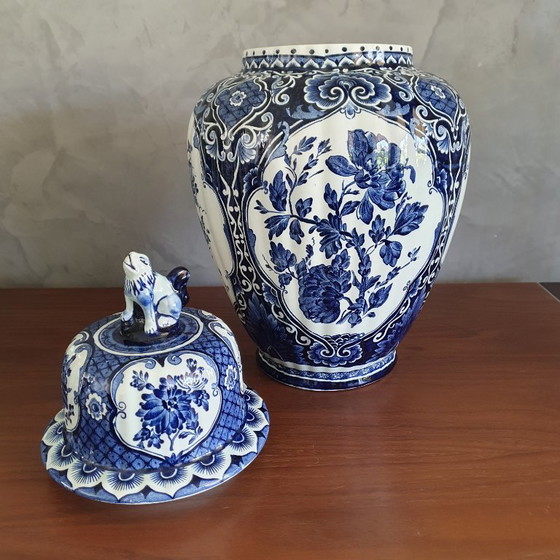 Image 1 of Boch Delfst Blauw Foo Dog Kastelenset 3 Stuks