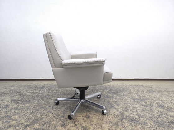 Image 1 of De Sede DS 35 poltrona sedia da ufficio sedia a dondolo pelle grigia