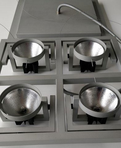 Kreon Diapason Quadro lámpara colgante horizontal