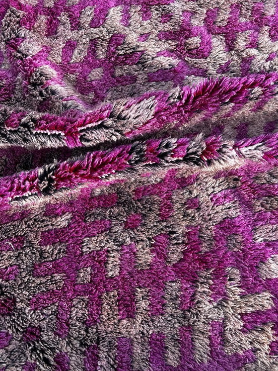 Image 1 of Large Vintage Moroccan Talsint Rug 200x410 cm – Handmade Berber Wool Rug 