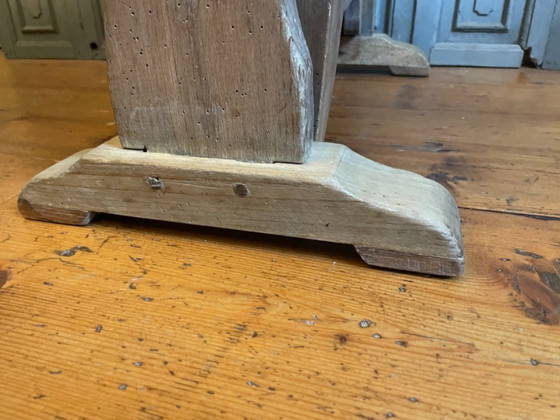 Image 1 of Mesa de cata de vinos Mesa plegable francesa del siglo XIX