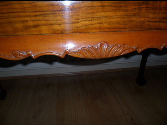 Image 1 of vintage coffee table cherry wood