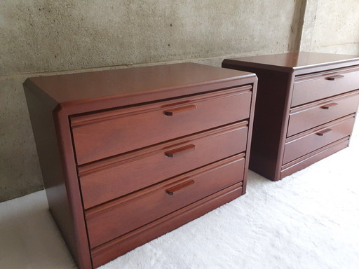 2 Small Vintage Hülsta Chest of Drawers