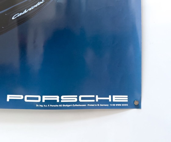 Image 1 of 🚗 Poster originale d'epoca Porsche 944 S2 Cabriolet del 1988 "Statua della Libertà" - XL 76 × 102 cm