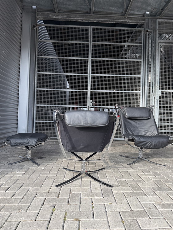 Image 1 of Vintage Sigurd rivende la lounge suite “Falcon” per Vatne Møbler (Norvegia)