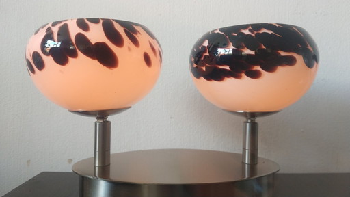 2 x Massive Lampen Set Metall Retro Design