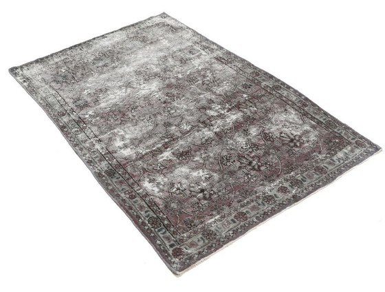 Image 1 of Tapis d'art vintage noué à la main 102x161