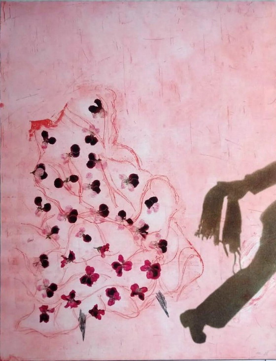 Image 1 of Carlos Pazos - Handgesigneerde en genummerde lithografie.