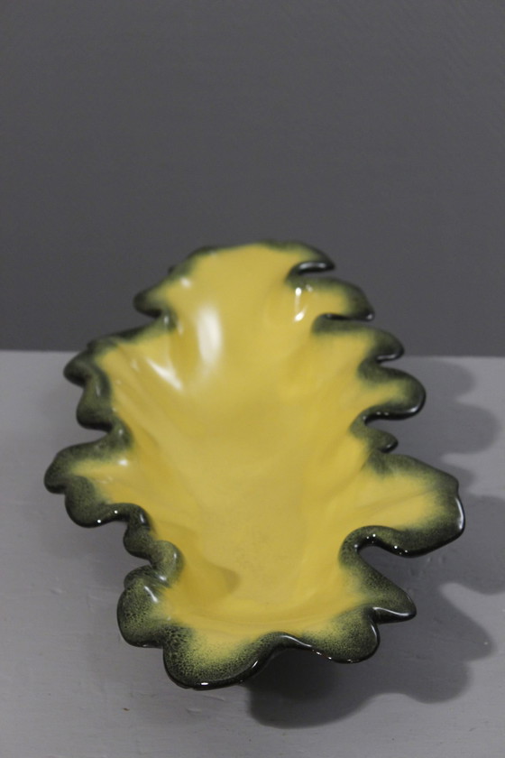 Image 1 of Grande coupe à fruits céramique vintage forme libre Ceramidi Marseille 1950s