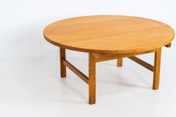 Image 1 of Table basse en chêne par Hans J. Wegner pour PP Møbler (Danemark, années 1960).