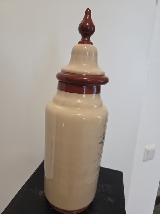 Image 1 of 2 antique opaline vases