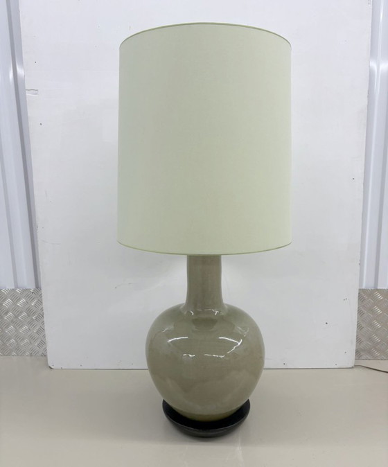 Große Celadon-Stehlampe – Stehleuchten, Ceramic (photo 3 of 7)