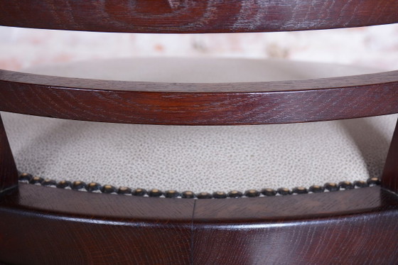 Gerestaureerde Art Deco fauteuil, Wien. Werkstätte, J. Hoffmann, Oostenrijk, jaren 1910 – Wiener Werkstätte (photo 6 of 15)
