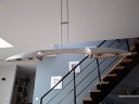 Lámpara colgante con aplique de pared