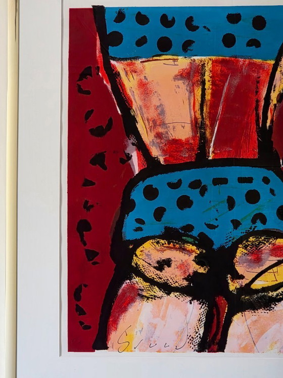 Image 1 of Herman Brood - Bikini Girl - EA - Hand-signed