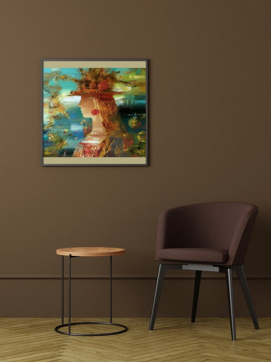 Original Oil Painting Abstract Expressionism Summer – Paintings & Drawings, Canvas (photo 3 of 13)