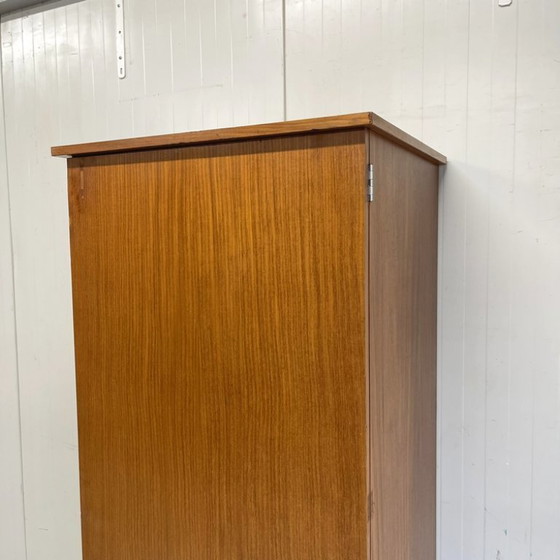 Image 1 of Vintage 1960s 1-door wardrobe kids' room hanging/shelving