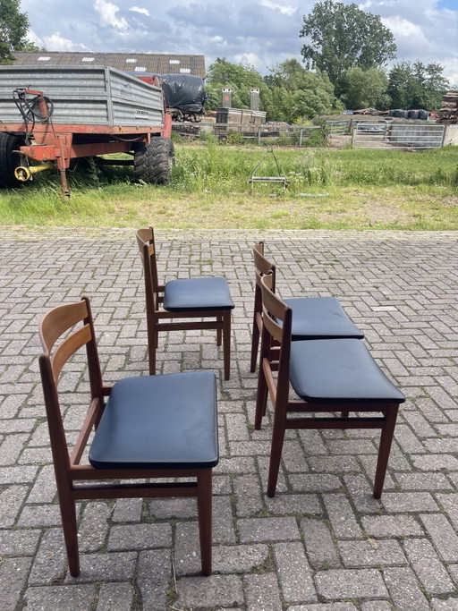 Set of four dining chairs — Boltinge Stolefabrik, Denmark, ca. 1960s