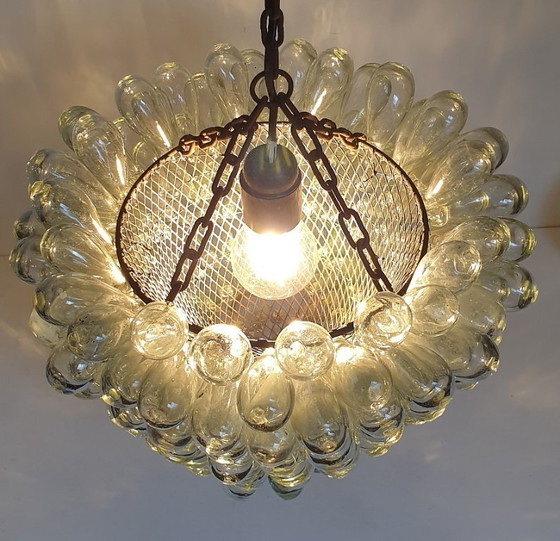 Image 1 of Vintage Murano druiven hanglamp