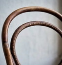 Seggiolone antico Thonet, con timbro