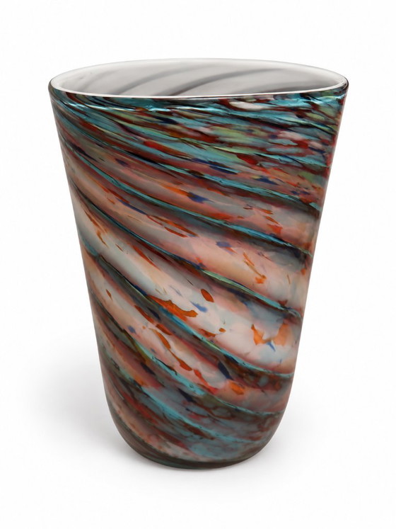 Murano Glass Vase Signed Ottaviani (photo 3 of 8)