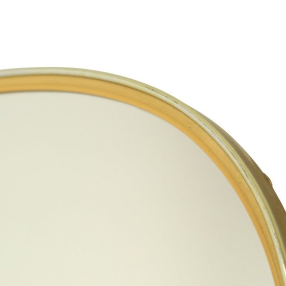 Image 1 of Vintage Rockabilly Freeform Spiegel Goud Fifties