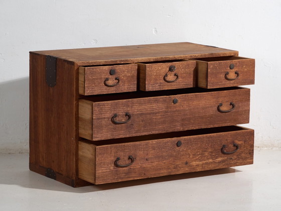 Antique base cabinet - Taishō / Showa Period (c. ) #4 – Storage cabinet, Metal (photo 24 of 40)