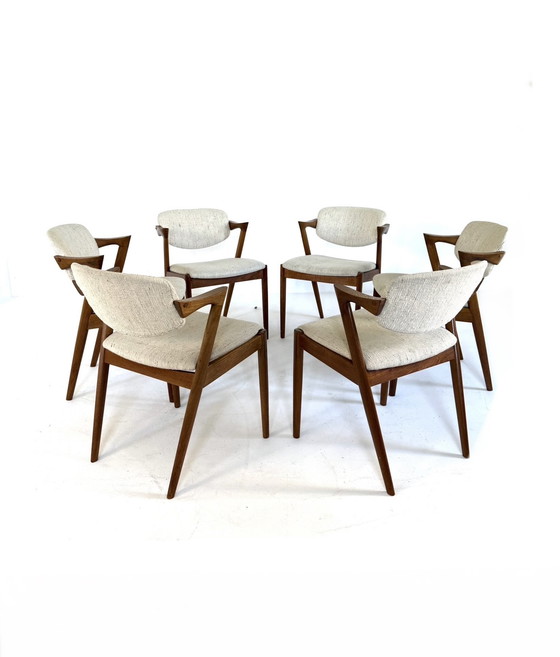 Image 1 of 6x modelo nº 42, Kai Kristiansen, Schou Andersen '60