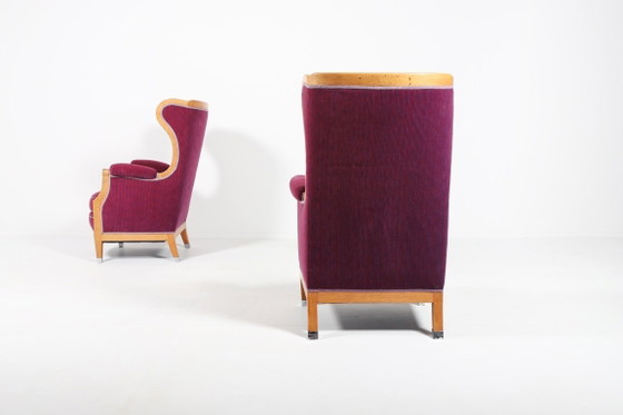 Image 1 of Par de sillones de salón diseñados por Oscar Nilsson, Suecia, década de 1960.