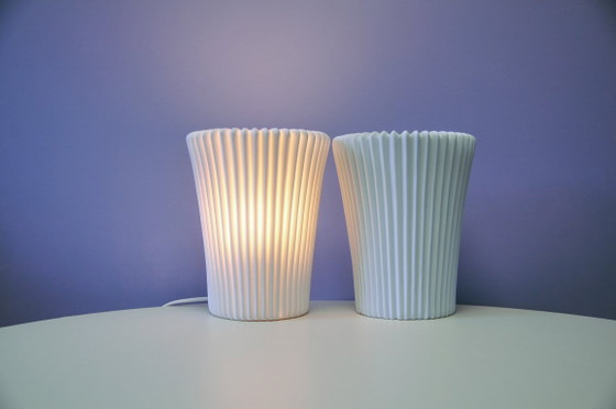 Set di 2 Applique Ikea 'Bista', Porcellana, Bianco, Modern (foto 4 di 5)