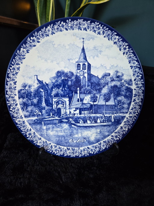 Delfts Blauw Lente Bord – wanddecoratie, Ceramic