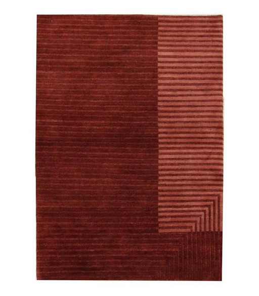 Tappeto in lana moderno designer annodato a mano Nuovo & Inutilizzato 176 x 123 cm
