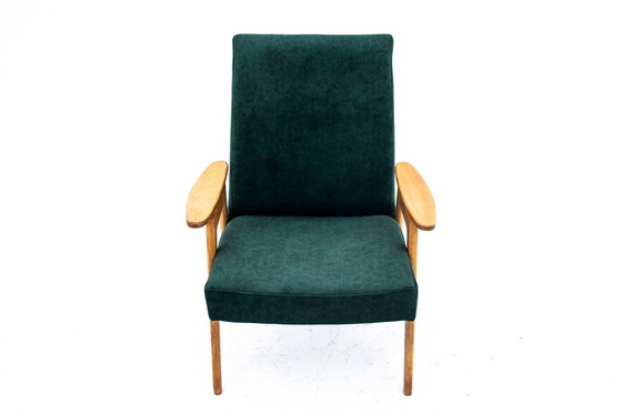 Image 1 of Deux fauteuils verts vintage par Jaroslav Šmídek pour Jitona, Tchécoslovaquie, années 1960
