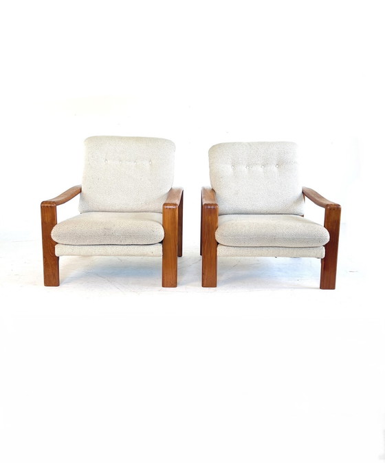 Image 1 of 2x alter dänischer Sessel, EMC Møbler '70