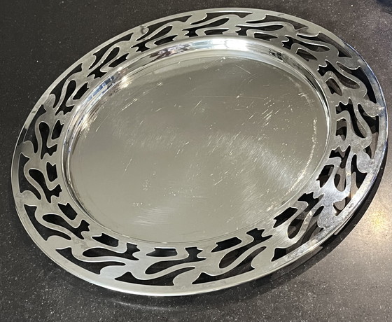 Image 1 of Plato de servir, bandeja de Alessi, acero inoxidable