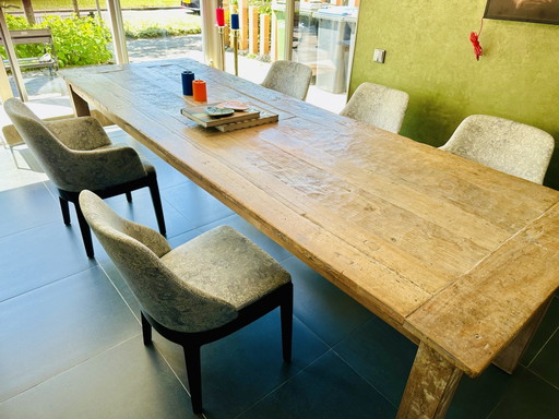 Molteni &C Chelsea Jean Paul Gaultier Chairs 5 Pieces – eetkamerstoelen, Wood, Polyester (photo 2 of 15)